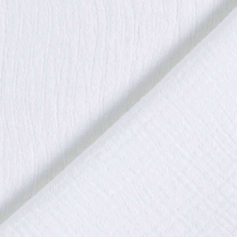 Mezcla de lino y algodón Jacquard Estampado onda – blanco,  image number 1