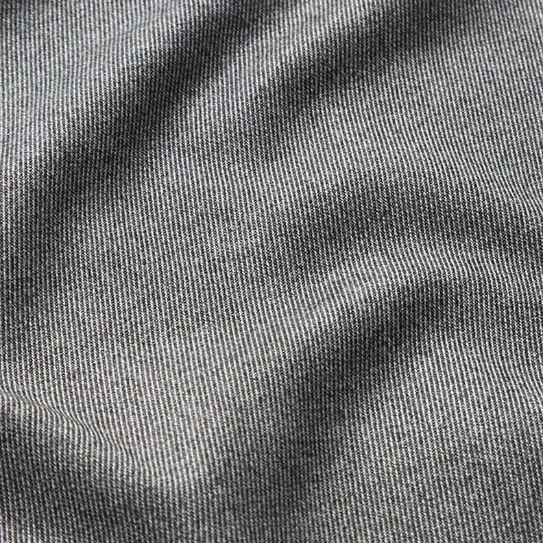 Tela elástica para trajes mezcla de viscosa Uni – gris oscuro,  image number 2