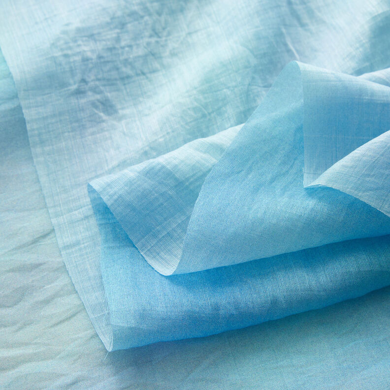 Batik tencel ligero – azul agua,  image number 3