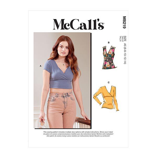 Top, McCall´s 8219 | 42-50,  image number 1