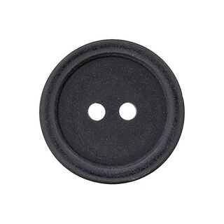 Botón de plástico de 2 agujeros Basic - negro, 