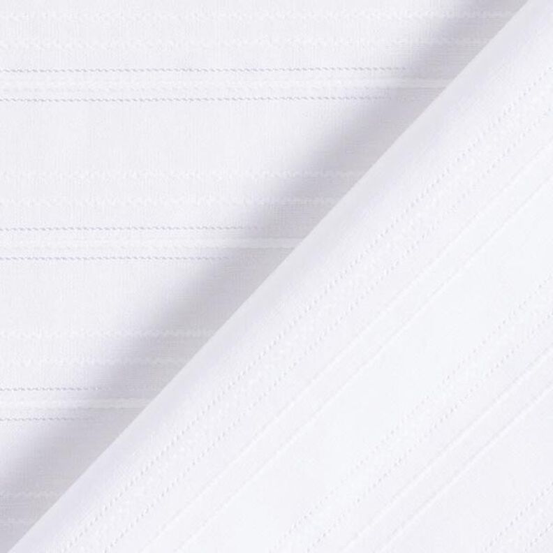 Tela para blusas Efecto de rayas – blanco,  image number 4
