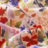 Gasa de algodón con impresión digital de pradera floral de acuarela – marfil/rojo,  thumbnail number 2