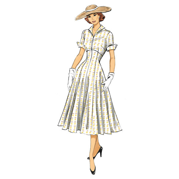 Vintage - Vestido 1952, Butterick 6018|40 - 48,  image number 7