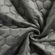 Tela de tapicería Terciopelo acolchado en diseño de panal – antracito – Muestra,  thumbnail number 5