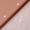 Popelina de algodón Corazones delicados – cobre,  thumbnail number 4