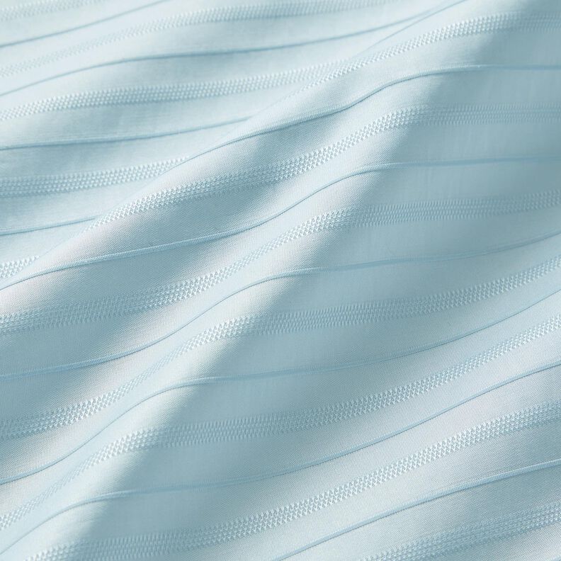 Raso de viscosa a rayas – azul claro,  image number 2