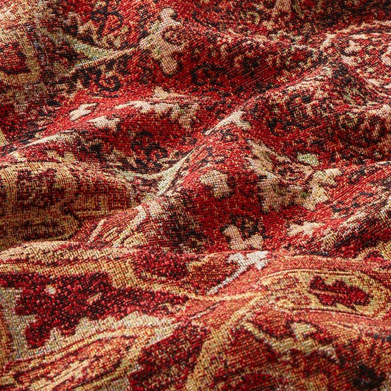 Tela decorativa Tapiz tejido de alfombra – terracotta/rojo fuego,  image number 2