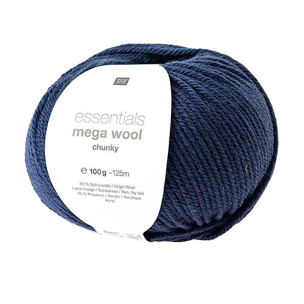 Essentials Mega Wool chunky | Rico Design – azul marino,  image number 1
