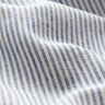 Mezcla de lino y algodón Rayas estrechas – azul vaquero/blanco lana,  thumbnail number 2