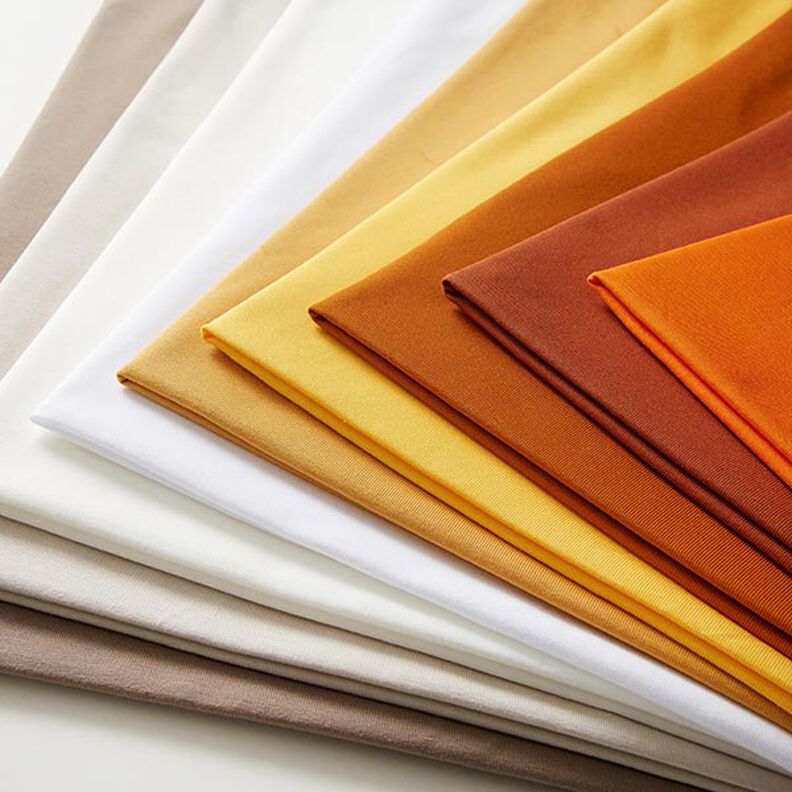 Tela de jersey de algodón Uni mediano – pino,  image number 9