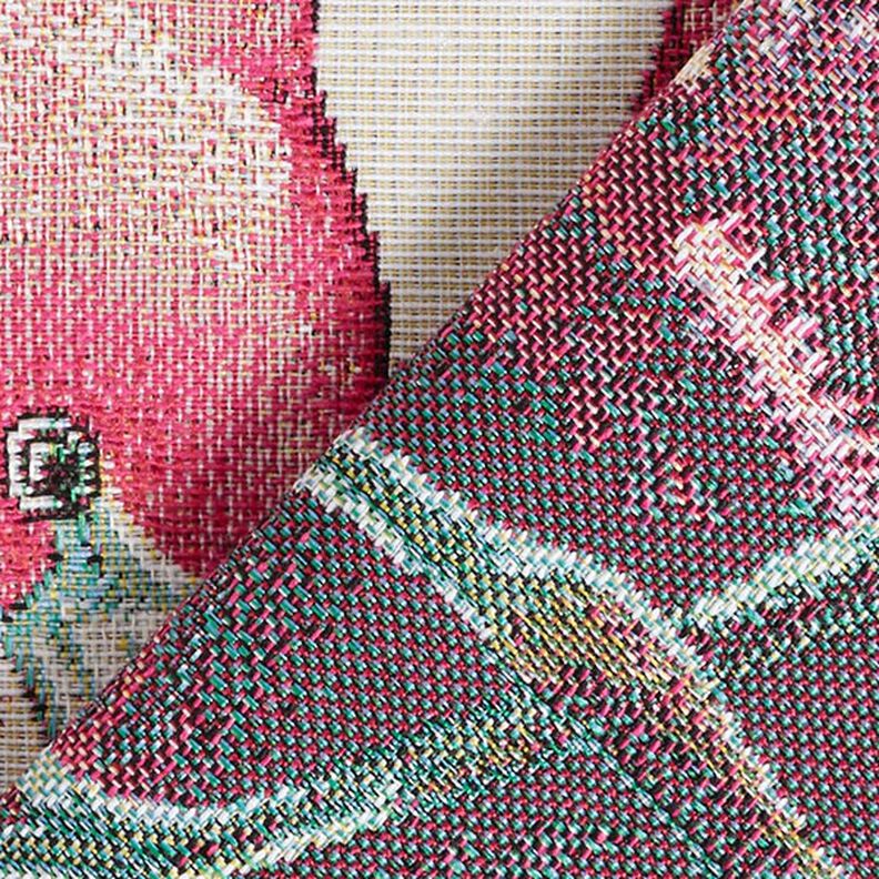 Tela decorativa de tapicería Flamenco – beige/pink,  image number 4