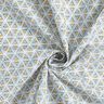 Tela de algodón Cretona Formas geométricas – blanco/oliva,  thumbnail number 3