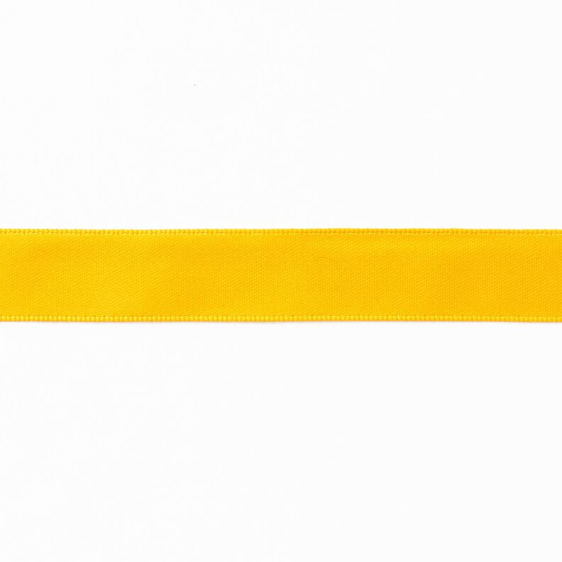 Cinta de satén [15 mm] – amarillo sol,  image number 1