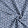 Tela de jersey de algodón brillan las flores – azul vaquero,  thumbnail number 3