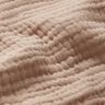 GOTS Muselina de algodón de tres capas – beige oscuro,  thumbnail number 3