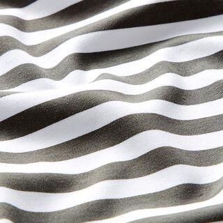 Jersey de algodón con rayas horizontales – blanco/gris, 