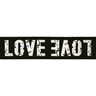 Cinta elástica LOVE [ Ancho: 40 mm ] – negro/plateado,  thumbnail number 1