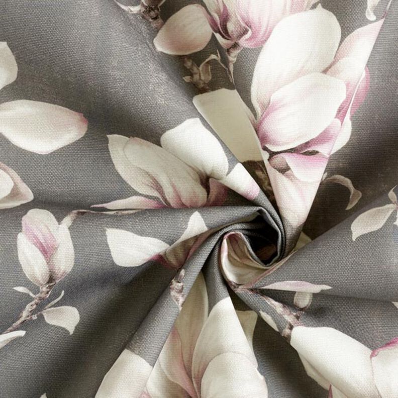 Telas para exteriores Lona magnolias – gris,  image number 4