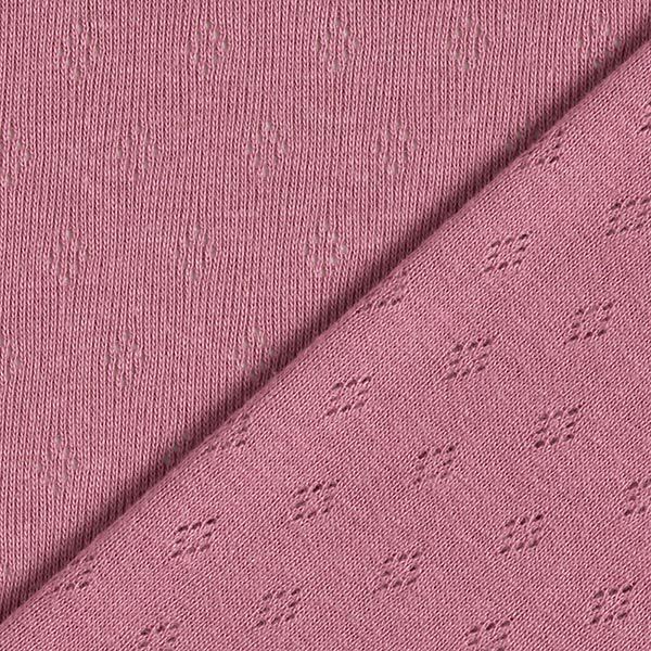 Jersey de punto fino con patrón de agujeros – violeta pastel,  image number 5