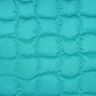 Tela acolchada Cuadrados ondulados – azul agua/púrpura,  thumbnail number 1