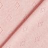 Jersey de punto fino con patrón de agujeros – rosa antiguo,  thumbnail number 3
