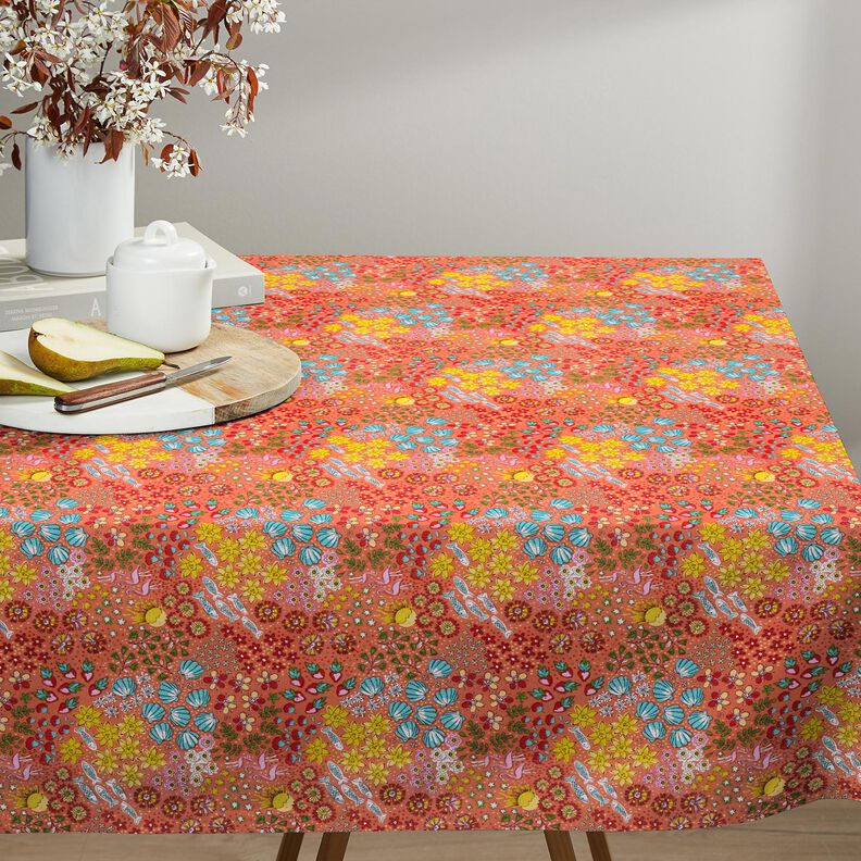 Algodón revestido Mezcla marítima – coral,  image number 7