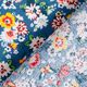 Algodón revestido Flores bonitas – azul real,  thumbnail number 5