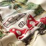 Tela decorativa Pieza de tapiz VW Bulli – naturaleza/rojo,  thumbnail number 3