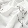 Tela para cortinas Voile Hierbas finas 295 cm – blanco/negro,  thumbnail number 2