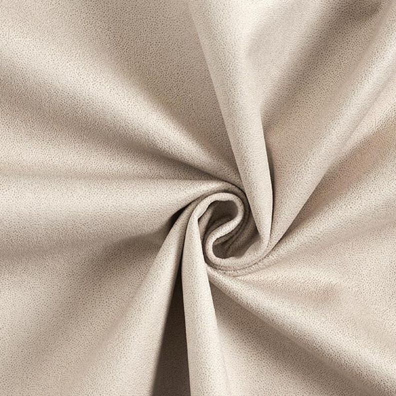 Tela de tapicería Aspecto de piel de ultramicrofibra – beige,  image number 1