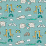 Tela de jersey de algodón Animales de la estepa y arcoíris – caña,  thumbnail number 1