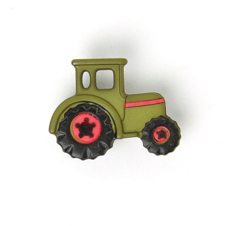 Botón de material sintético, tractor 34,  image number 1