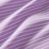Tela stretch Rayas horizontales elástica longitudinalmente – violeta pastel,  thumbnail number 2