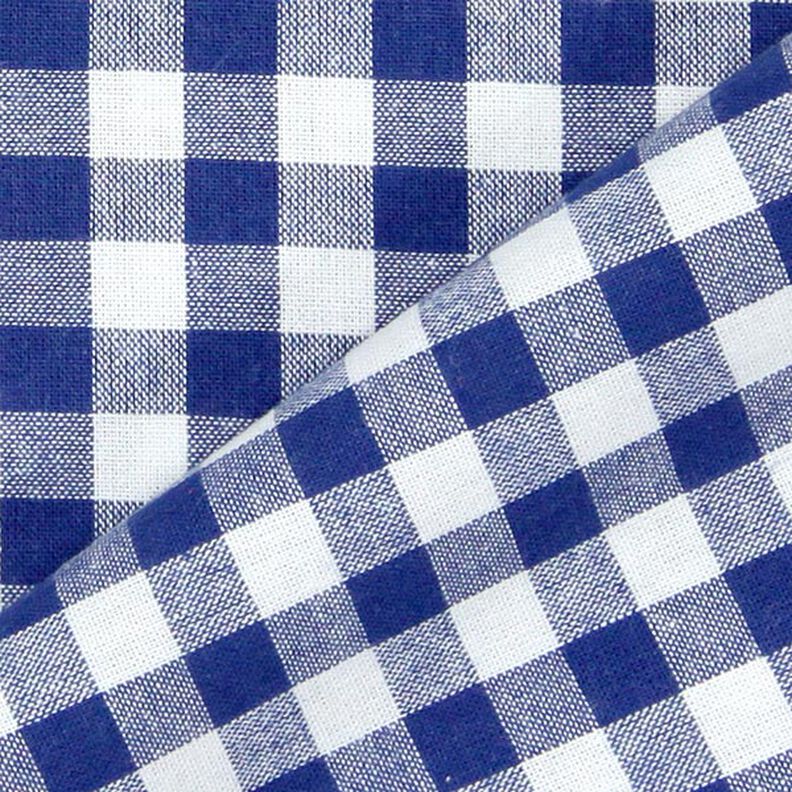Tela de algodón Cuadros vichy 1 cm – azul real/blanco,  image number 3