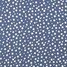 Tela de viscosa con puntos irregulares – azul metálico/blanco,  thumbnail number 1
