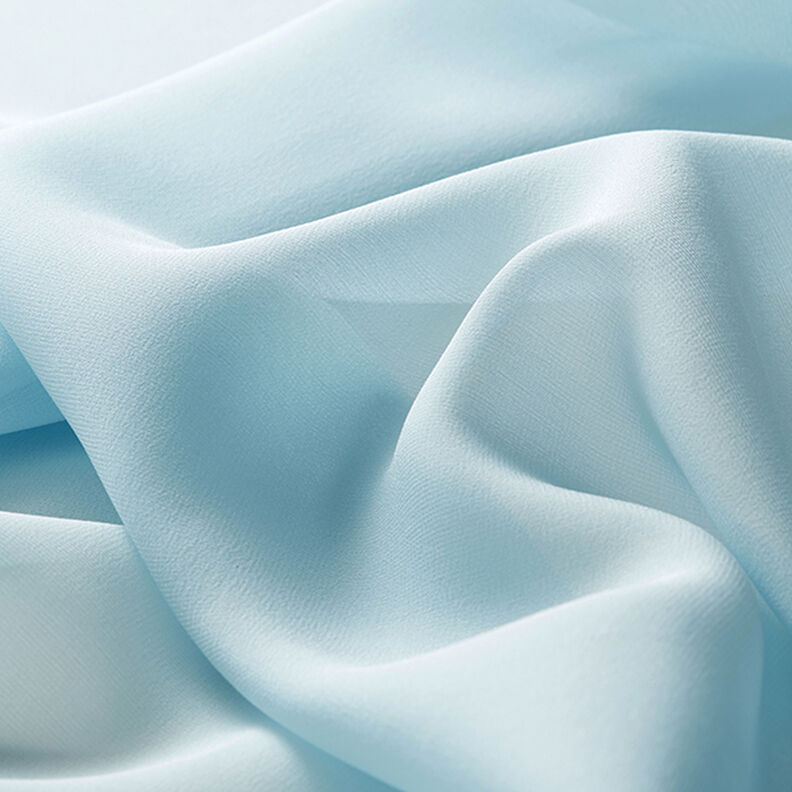 Chifón de seda – azul claro,  image number 5