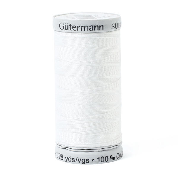 Cotton 30 Hilo para bordar a máquina (1001) | 300 m | Gütermann SULKY,  image number 1