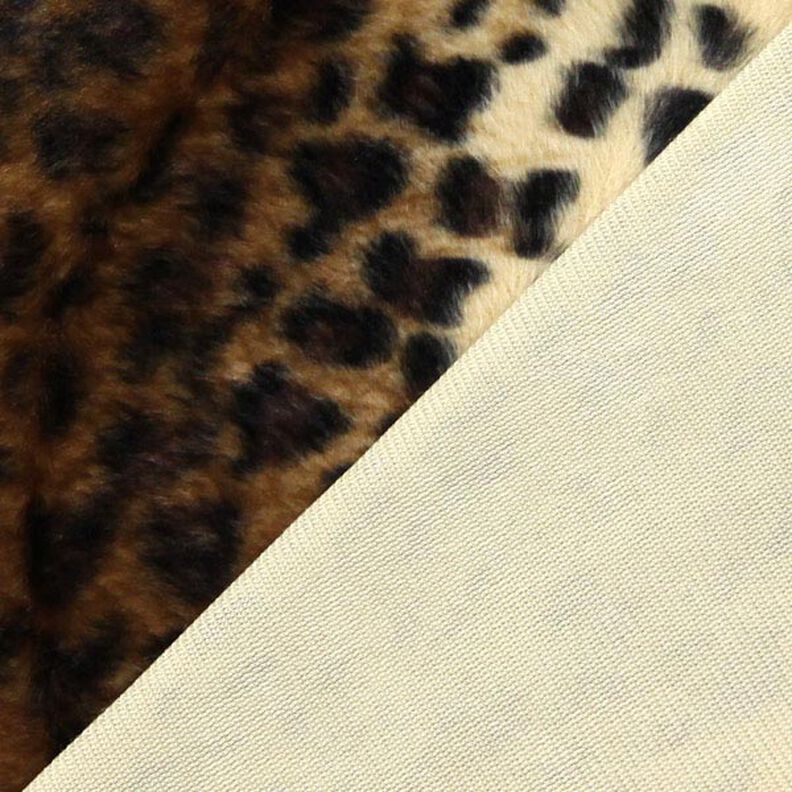 Imitación de piel de animal leopardo – beige,  image number 3
