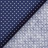 Popelina de algodón puntos pequeños – azul marino/blanco,  thumbnail number 6