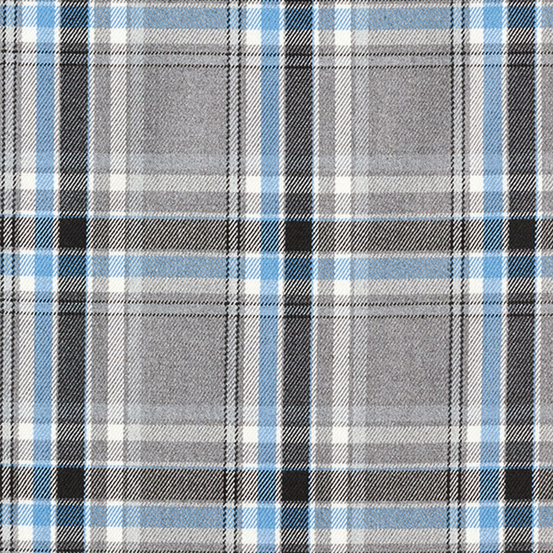 Stretch de pantalón cuadros escoceses – gris/negro,  image number 1