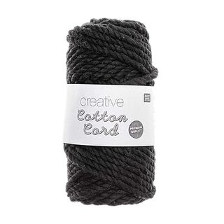 Creative Cotton Cord [5mm] | Rico Design – negro, 