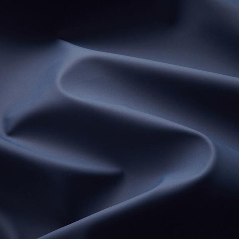 Tela de chubasquero uni – azul noche,  image number 3