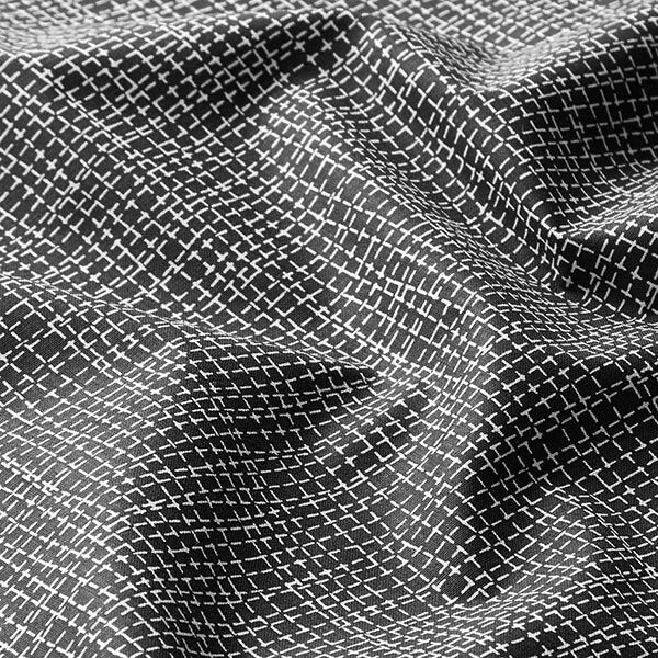 Tela de algodón Cretona Líneas – negro,  image number 2