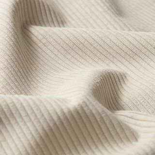 Tela de tapicería Apariencia de pana Fjord – blanco lana, 