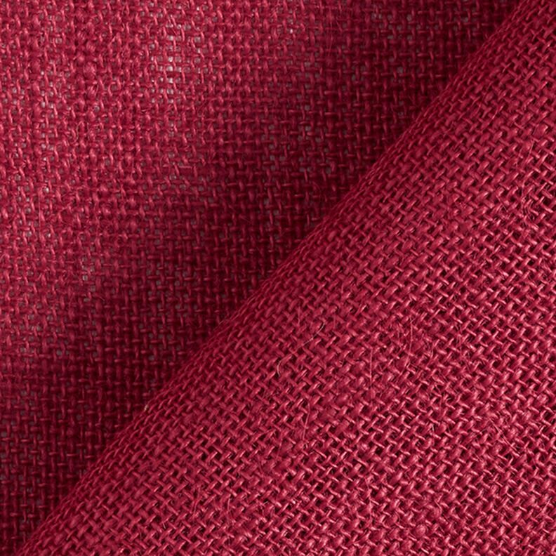 Tela decorativa Yute Uni 150 cm – rojo oscuro,  image number 4