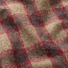 Mezcla de lana virgen a cuadros – beige oscuro/rojo,  thumbnail number 2