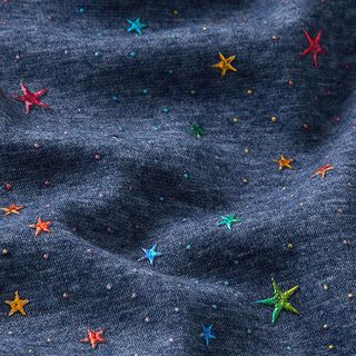 Polar alpino Estrellas Estampado de lámina – azul marino, 