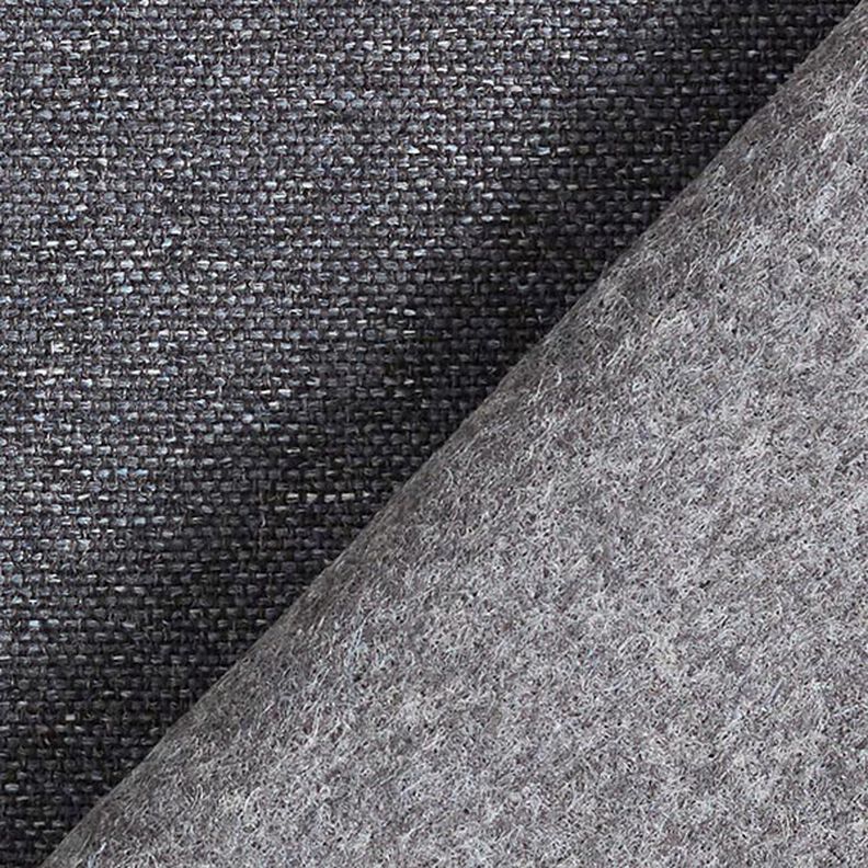 Tela de tapicería con jaspeado sutil – gris pizarra,  image number 3