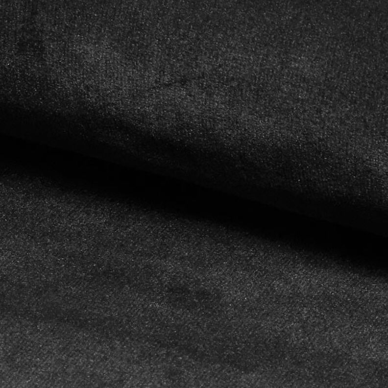 Tela de tapicería Terciopelo – negro,  image number 2